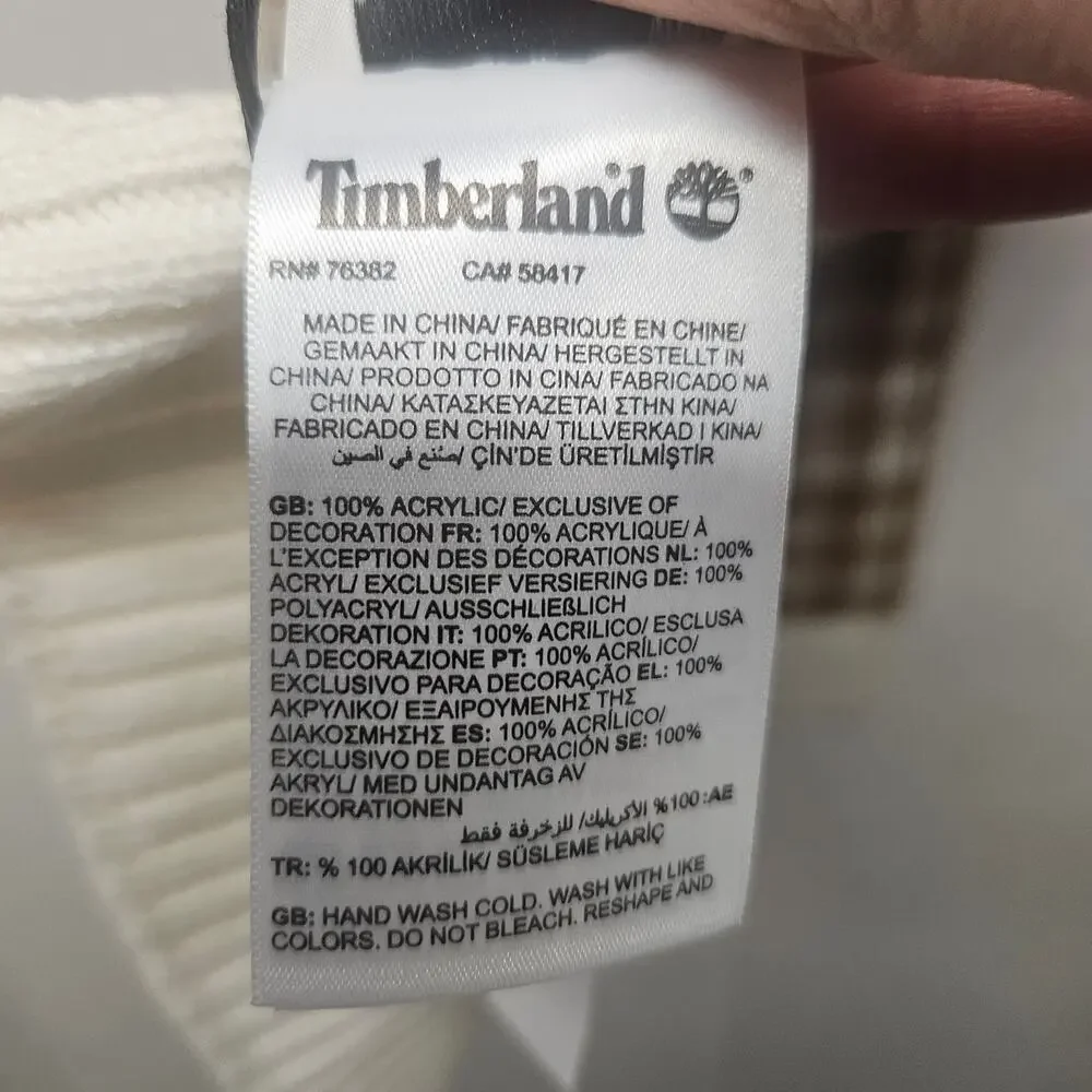 NWT Timberland Women's Plaid Scarf in Wheat